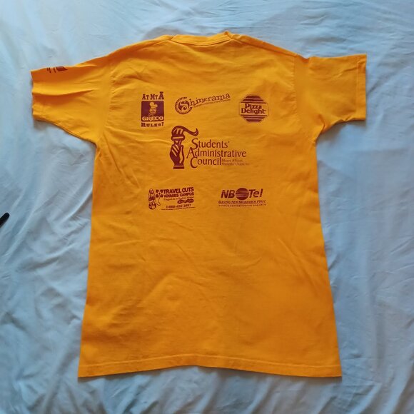 Vintage Y2K Mount Allison University "It's A Mt. A World" T-Shirt Adult Large - Picture 2 of 12